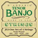 D'Addario Nickel Wound Tenor Banjo Set of 4 Strings J63