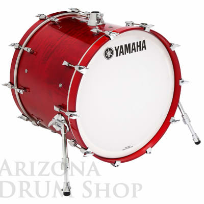 Yamaha Absolute Hybrid Maple  22" Bass Drum AMB2218-RAU  Red Autumn image 2