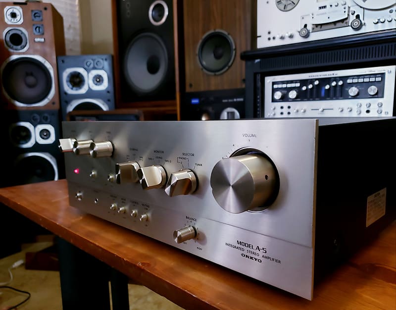 Onkyo A-5 Integrated Vintage Amplifier - Partial Recapped