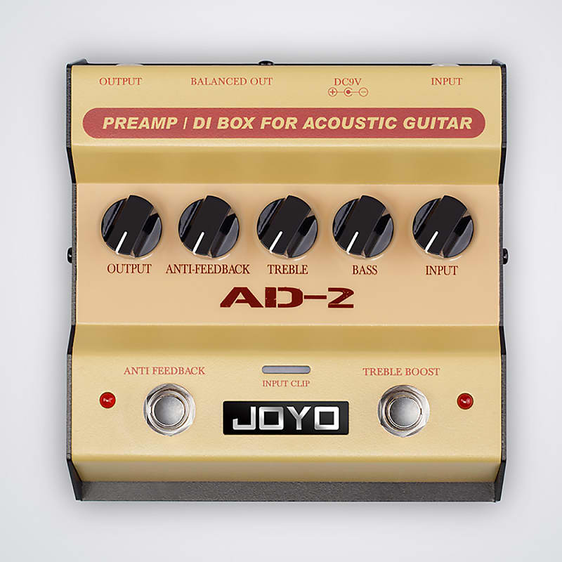 JOYO AD2 AcousticElectric Guitar Preamp / DI Direct Box / Reverb