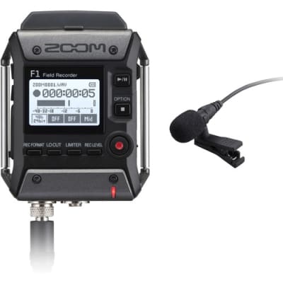 Zoom F1-LP 2-Input / 2-Track Portable Field Recorder with Lavalier Microphone image 4