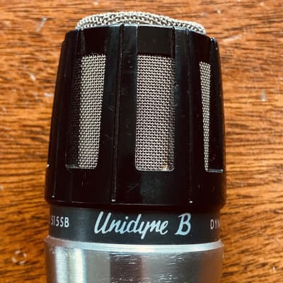 Shure 515SB Unidyne B Lo-Z Dynamic Microphone - 1970s Made in the USA image 2