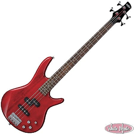 Ibanez GSR200-TR 4-String Bass Transparent Red image 1
