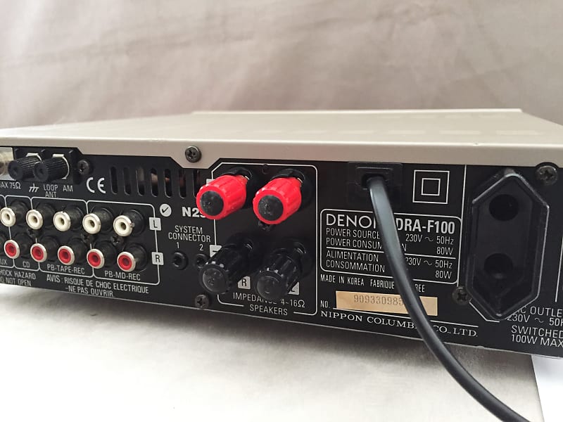 AMPLIFICATEUR AMPLI TUNER DENON DRA-F100 HIFI RECEIVER PHONO