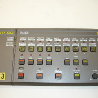 Vintage Siel MDP-40 MIDI Digital Percussion Drum Machine MDP 40 w/ Box image 2