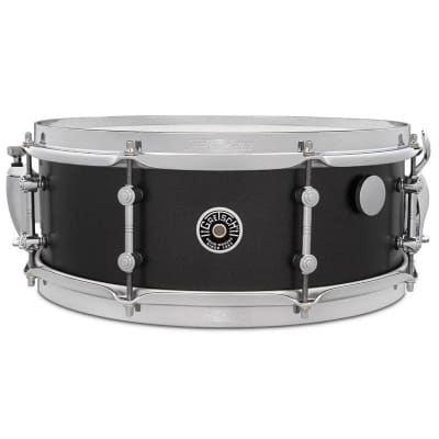 Gretsch Brooklyn Standard Snare Drum 14x5.5 Satin Black Metallic Mike Johnston Model! image 1
