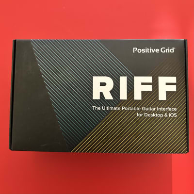 Positive Grid RIFF USB Guitar Audio Interface 2023 - Present - Black for sale