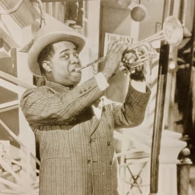 Original Louis Armstrong ‘Artists and Models’ Paramount press photo p 1937 image 1