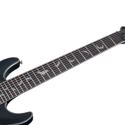 Schecter Damien Platinum 8 Satin Black E-Gitarre image 7