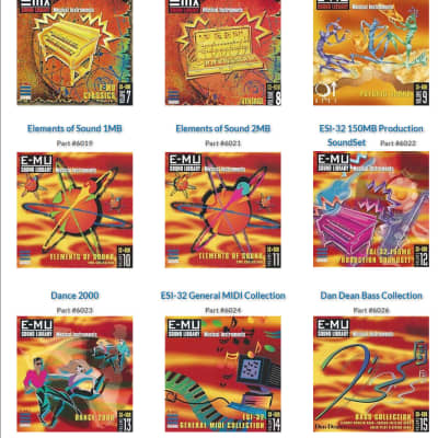 E-MU Samples - 44 CD Professional Sound Production Set for E-MU (& Akai) Samplers - MINT! image 4