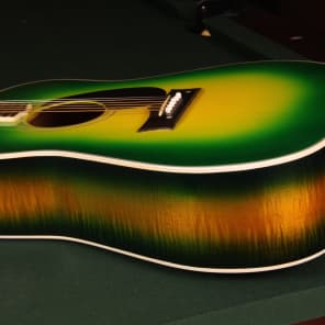 Vintage 1960's Grammer G58 Custom Rare Greenburst w/ HSC image 9
