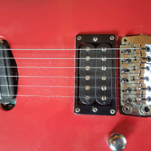 ESP Left Handed Custom Shop Mirage Deluxe c1985 Dark Red Sunburst image 3