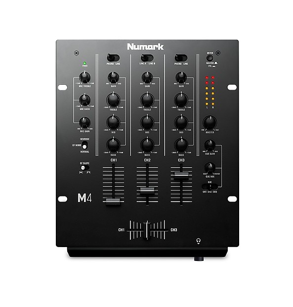 Numark M4 USB 3-Channel DJ Mixer image 1