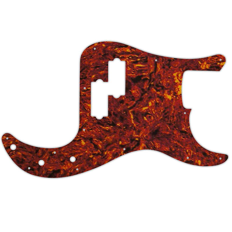 Pickguard For Fender Mexican Standard P. Bass TORTOISE Reverb