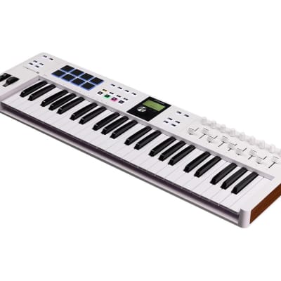 Arturia KeyLab Essential 49 Mk3 MIDI Keyboard Controller (White) image 3