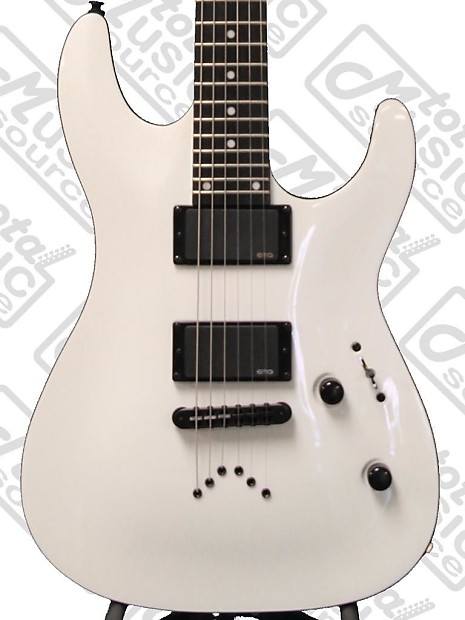 Dean Custom 450 Electric Guitar, EMG Pickups, Metallic White, C450 MWH