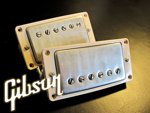 Gibson Lead Pro and Rhythm Pro (Burstbucker Pro) set 2008 - Zebra