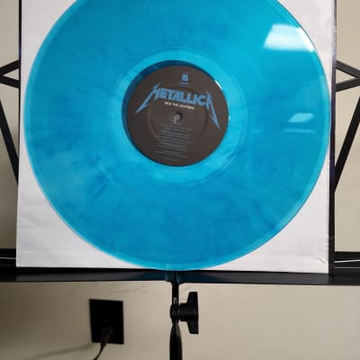 Used Metallica- Ride The Lightning-LP-Limited Edition-Blue image 4