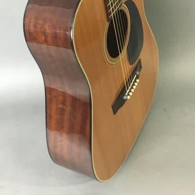 Rare Terada W601 1978 Acoustic Dreadnought MIJ Guitar Solid Spruce Top Mahogany Booming D18 Tone image 17
