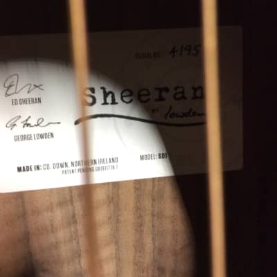 Sheeran by Lowden S-01 Acoustic w/ Gig Bag image 3