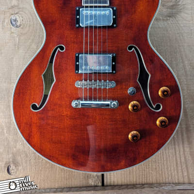 Eastman T185MX Classic Finish 15" Thinline Hollowbody Electric Guitar w/HSC image 2