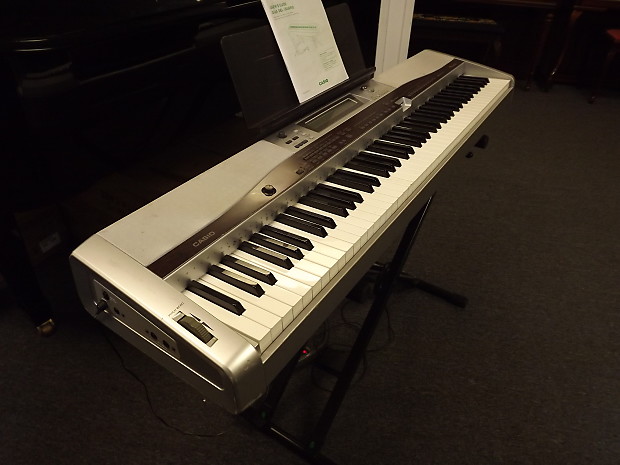 Casio PX 555R Privia Keyboard With Stand, Adapter and Pedal