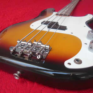 Squier by Fender, Precision Bass SPB-33, Silver Series, made