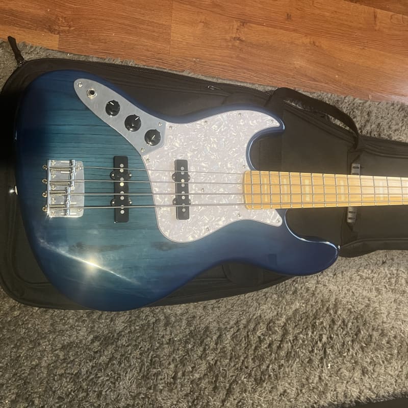 Fujigen NJB10MBAH See Thru Blue burst (S/N:A190220) [04/12] | Reverb