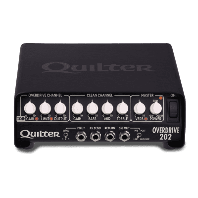 New Quilter Labs Overdrive 202 200-watt Head , Amazing Tone , Amazing Amp. Support Indie Music Shops for sale