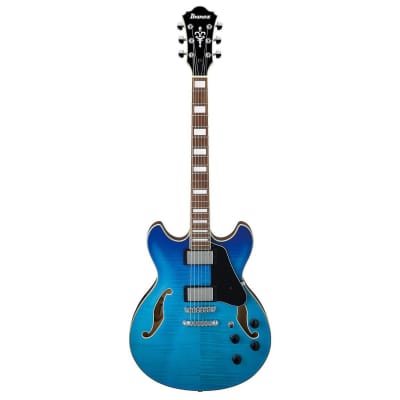 Ibanez AS Artcore AS73FM Semi-Hollow Body Electric Guitar (Azure Blue) (Hollywood, CA) image 3