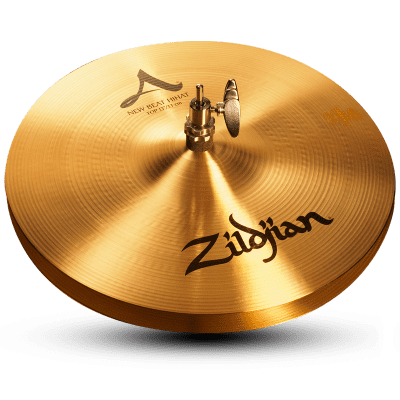 Zildjian 14" A Zildjian New Beat Hi-Hat Cymbal - Bottom Only A0135 image 1