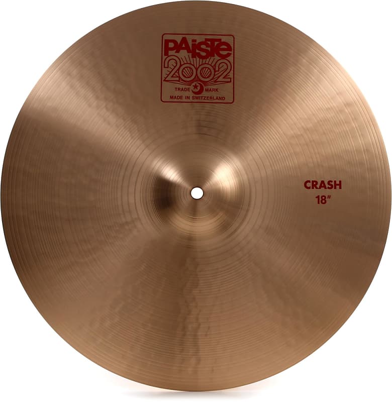 Paiste 18 inch 2002 Crash Cymbal image 1