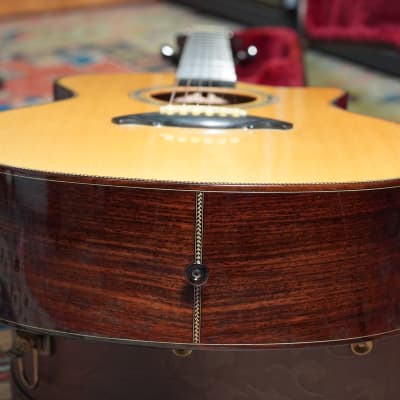Hsienmo Autumn Germany Spruce + Wild Indian Rosewood Full Solid Acoustic Guitar image 19