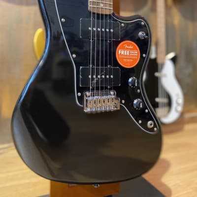 Squier Affinity FSR Jazzmaster Metallic Black | Reverb