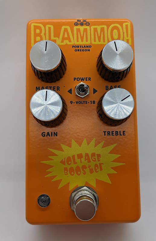 BLAMMO! Voltage Booster - Orange | Reverb