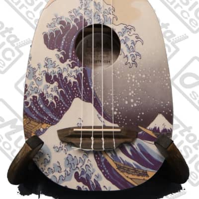 Luna Artistic Great Wave Soprano Uke w/Strings,Tuner & PC, UKE GWS COMP image 13