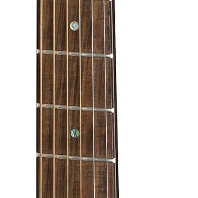 Dean Guitars 6 String St Augustine Folk Solid Top Acoustic/Electric Guitar, Right, Satin Vintage Black Burst (SA E VB) image 6