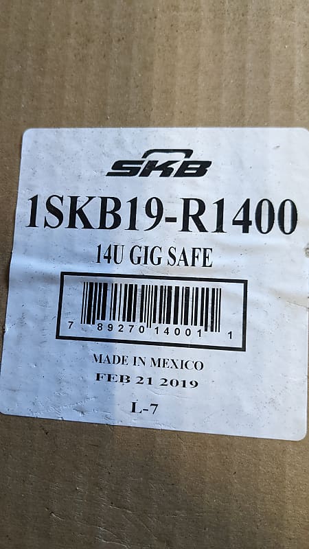 SKB 1SKB19-R1400 Molded GigSafe Mixer Case image 1
