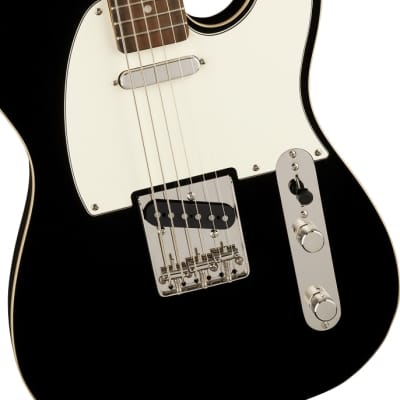 Squier Classic Vibe Baritone Custom Telecaster Electric Guitar Black image 4
