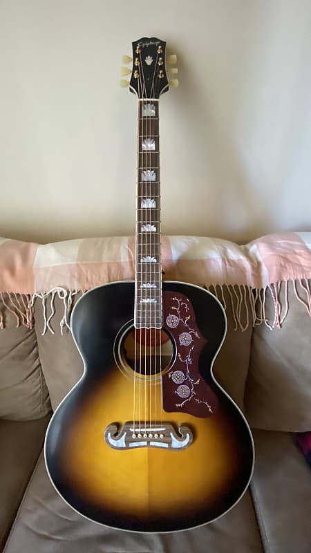 Epiphone Masterbilt J200 ケース付き Epiphone Inspired By Gibson J-200 with Case | Reverb
