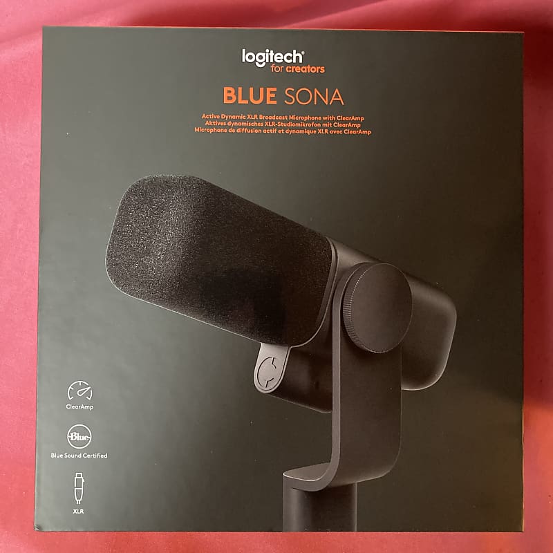 Logitech Blue Sona Active Dual-Diaphragm Dynamic XLR Broadcast Microphone  Bundle