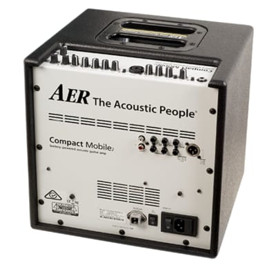 AER Battery Powered Acoustic Amp AER COMPACT-MOBILE 60W / 2 Chan w/ 1x8 Speaker, Special Order, Mint image 4