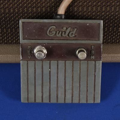 1967 Guild T1-RVT Thunder I Reverb Guitar Tube Combo Amplifier Amp w/ Footswitch image 14