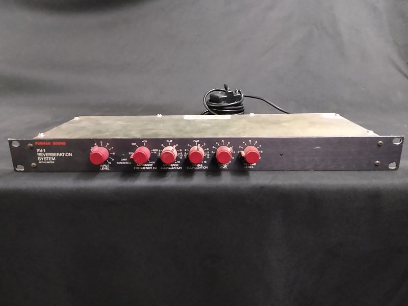 1980s Furman RV1 Reverberation System With Limiter Rack Reverb