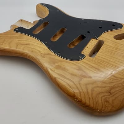 4lbs 2oz BloomDoom Nitro Lacquer Aged Relic Natural S-Style Vintage Custom Guitar Body image 3
