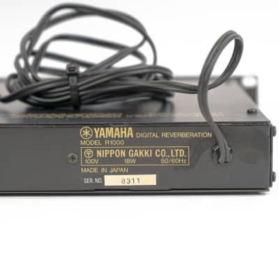 1980s Yamaha R1000 Digital Reverberation - Reverb + Equalizer Rackmount image 6