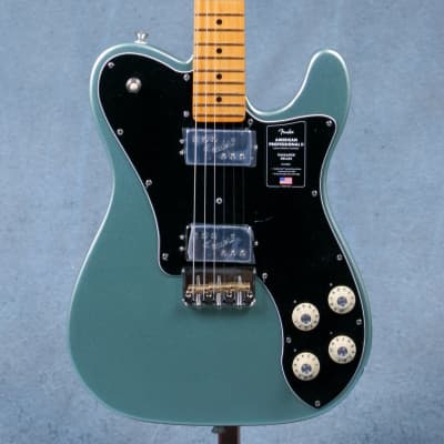 Fender American Professional II Telecaster Deluxe Maple Fingerboard - Mystic Surf Green - US22067851-Mystic Surf Green for sale