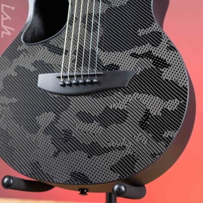 McPherson Touring Carbon Fiber Acoustic-Electric Guitar Camo Top Black Hardware image 4