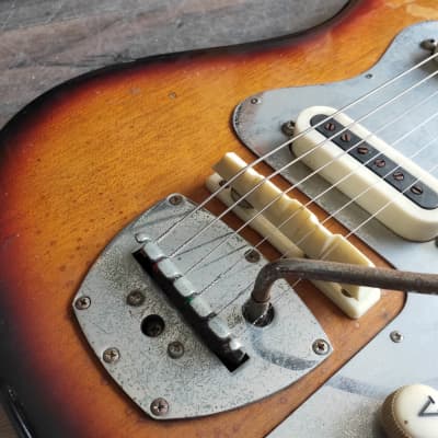 1960's Guyatone LG-65T Vintage Electric Guitar (Sunburst) image 3