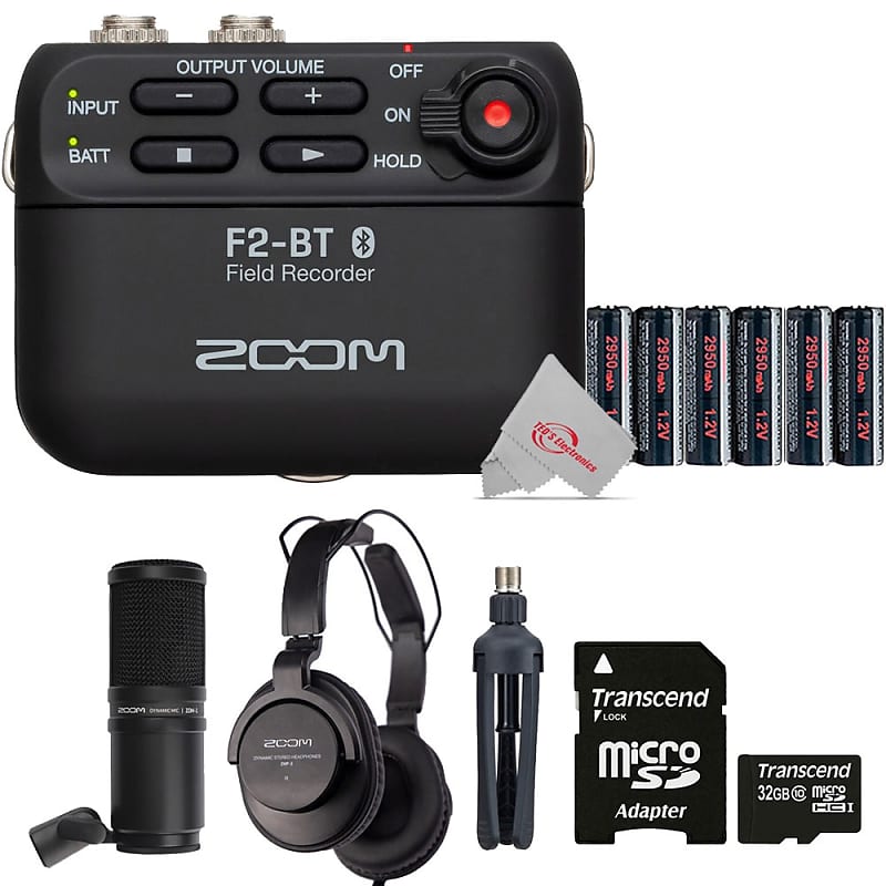 Zoom F2BT Ultra Compact Bluetooth Enabled Portable Field Reverb